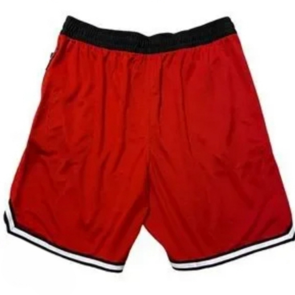 -- Spalding Red Athletic Shorts with Classic Design